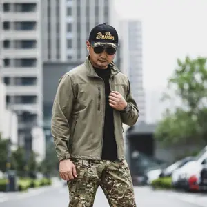 Spring Youth Jackets Waterproof Men Tactical Softshell Jacket Windproof and Friction-proof Coat