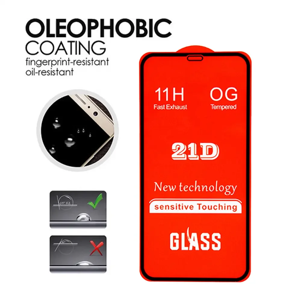 Easy Install Screen Protector 21D Tempered Glass for Vivo Y37 Y28e Y58 Y28s Y28 Y200 Y100 Y38 Y18e Y03 Y28 Y12 Y27S Y55T Y78