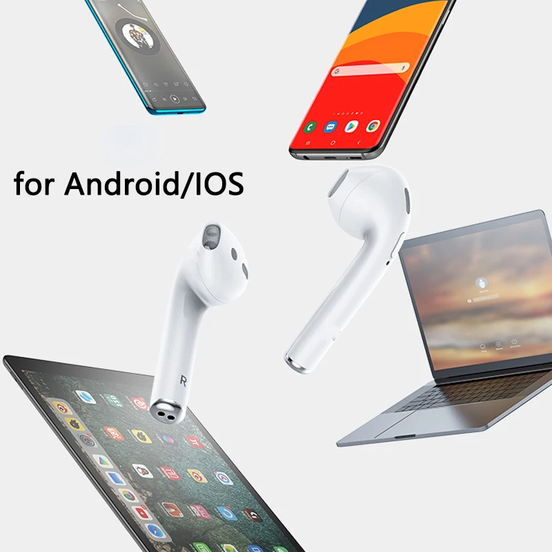 i9 Tws Wireless Head phones Blue tooth 5.0 Earphones music Bluetooth head phones With Mic Charging Box Headset for all phones - ANKUX.COM