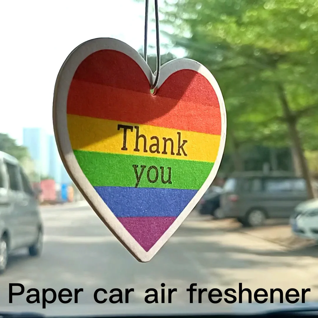 Custom Freshener Design Car Air Freshener Clips High Quality Paper Car