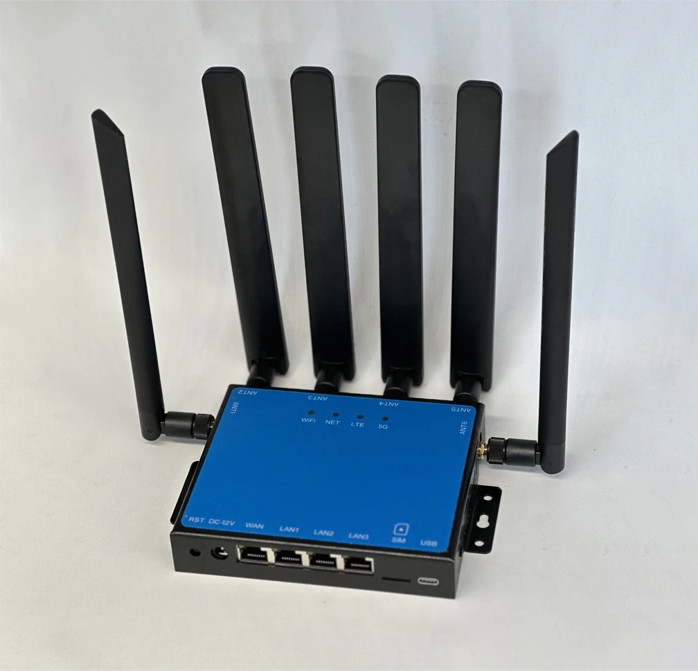 5G Router with Wireless Sim Card - 4 LAN Ports & Multi Antennas