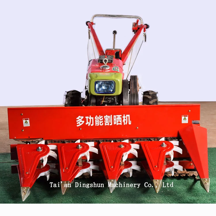 Rice and Corn Silage Harvester Mini Soybean Grass Seed Cumin Sesame Cutting Harvesting Machine Hand Tractor Chili  Harvester