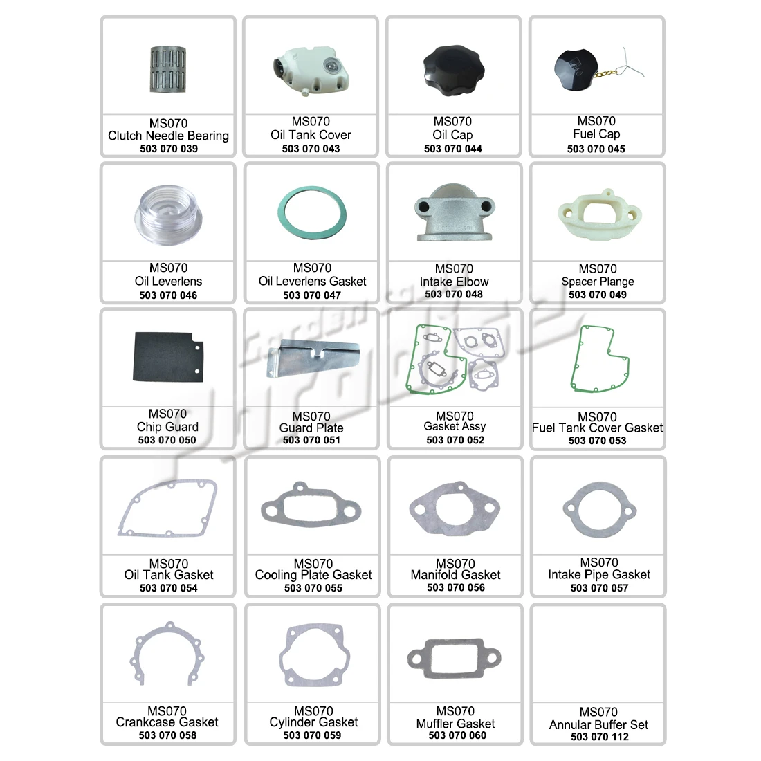 Genuine 070 090 Chainsaw Carburetor Diaphragm Gasket Set Of Repair Kit ...