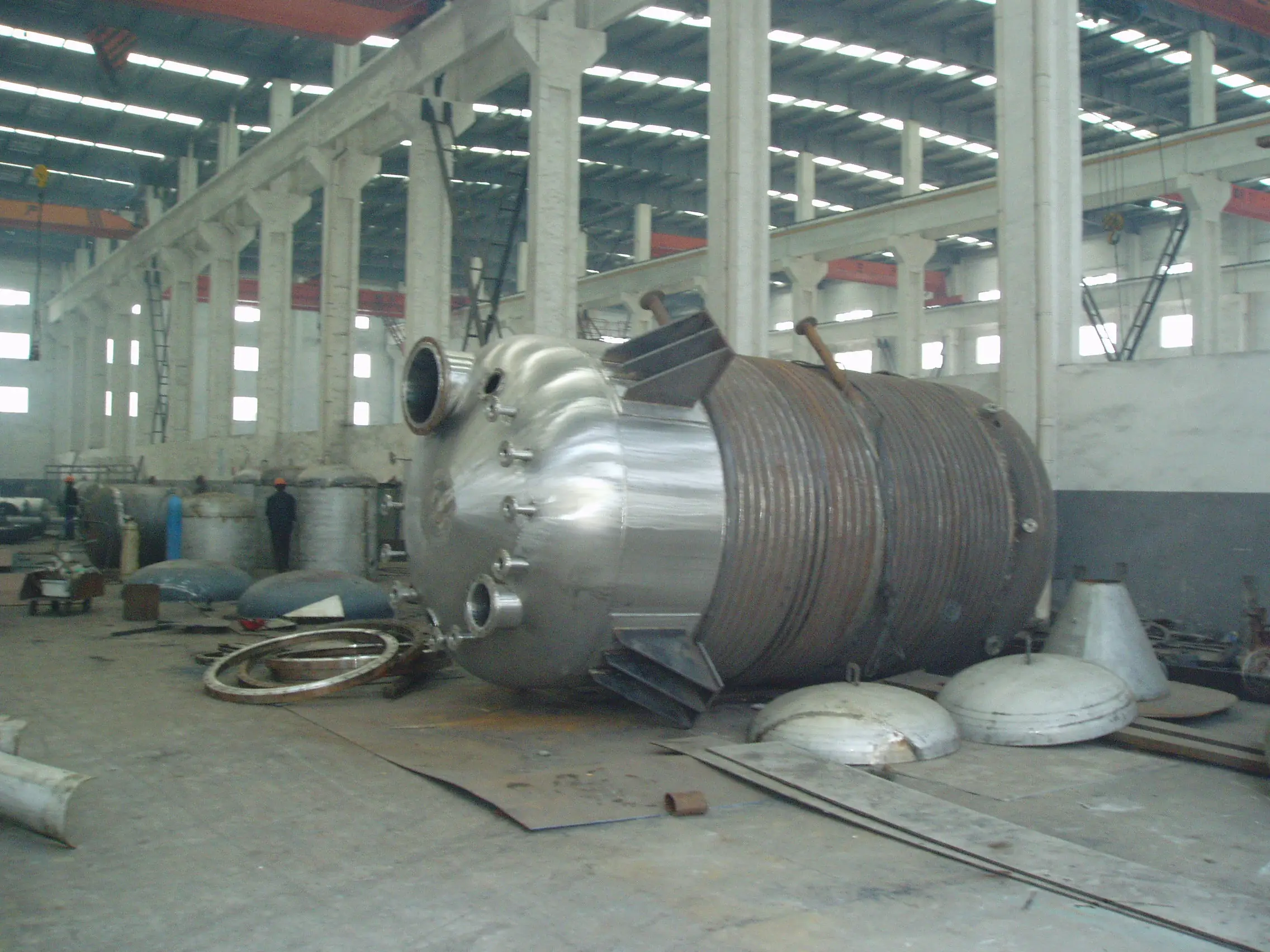 Continuous Stirred Tank Bubble Column Reactor 500-20000L Automatic New Reaction Kettle Pressure Vessel Pump Manufacturing Plant