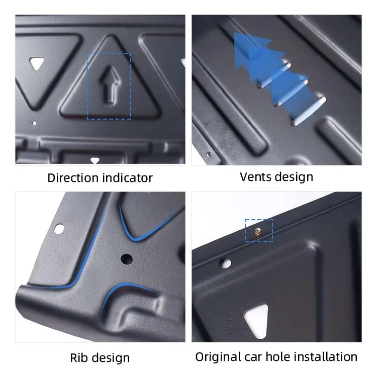 Aluminium Magnesium Alloy Battery Guard Plate Battery Pack Protection Underbody Protection Plate For BYD Song Plus manufacture