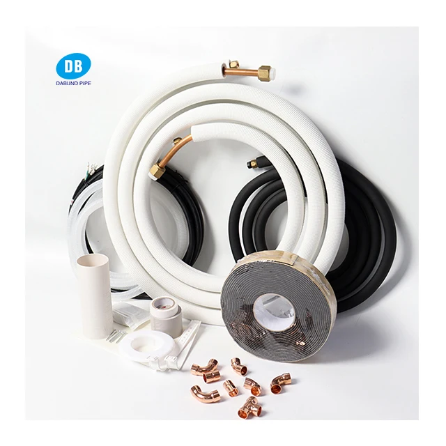 Most Popular HVAC Parts Copper Line Set Kit Mini Split System Air conditioner Installation Kit supplier