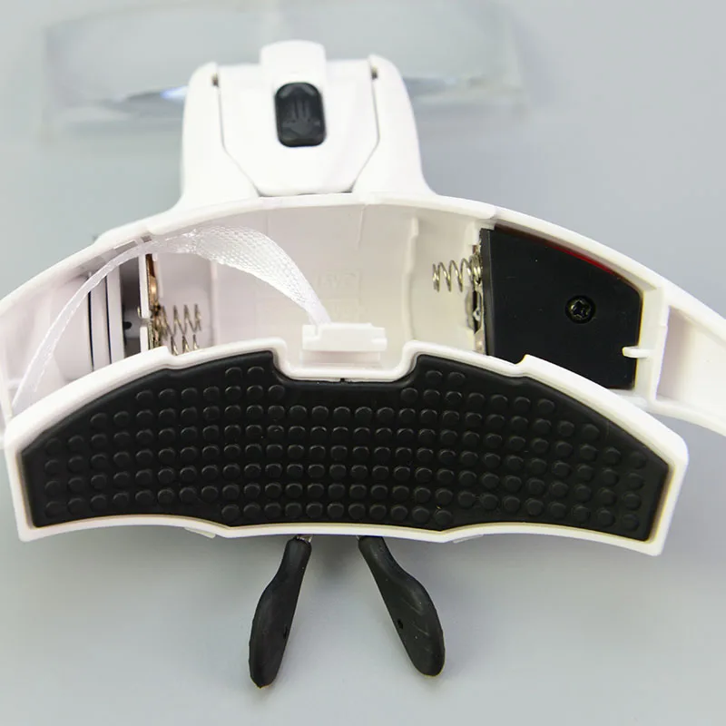 Headband Magnifier Jewelers Glasses Amazon White Helmet Lens