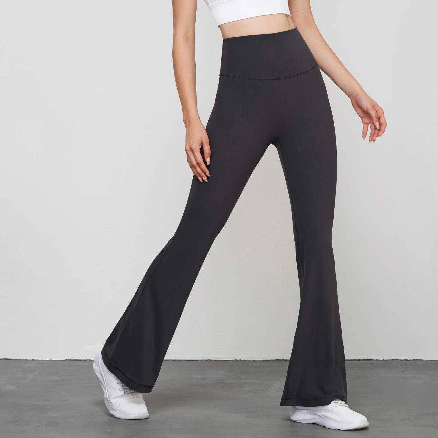Free Size Butter Soft Flared Wide Leg Sport Fitness Yoga Leggings High Waist Custom Logo Workout Active Gym Wear Pants for Women