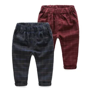 Wholesale Alibaba Track Pants Boy's Plaid New Style Outdoor Design Pants