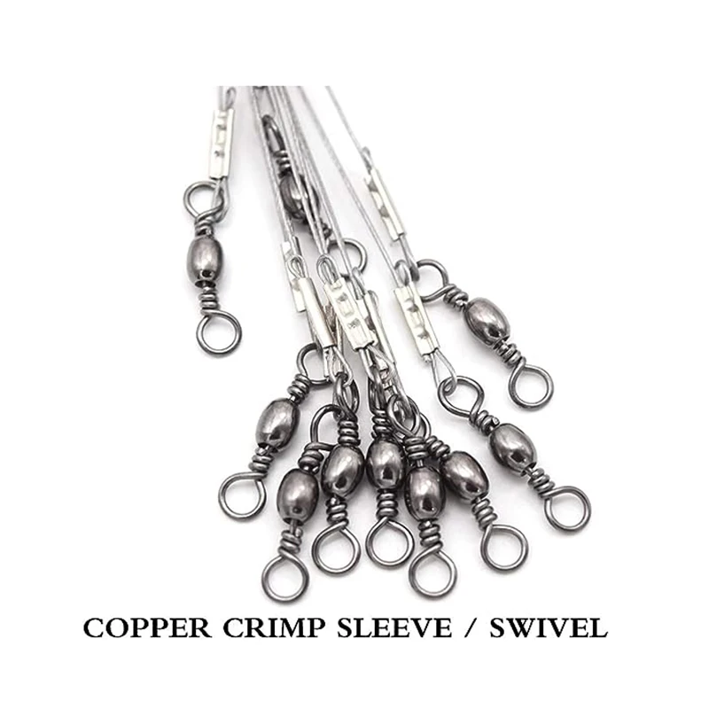 Fishing Wire Leader Rigs Saltwater Steel Line With Circle Hook Buy