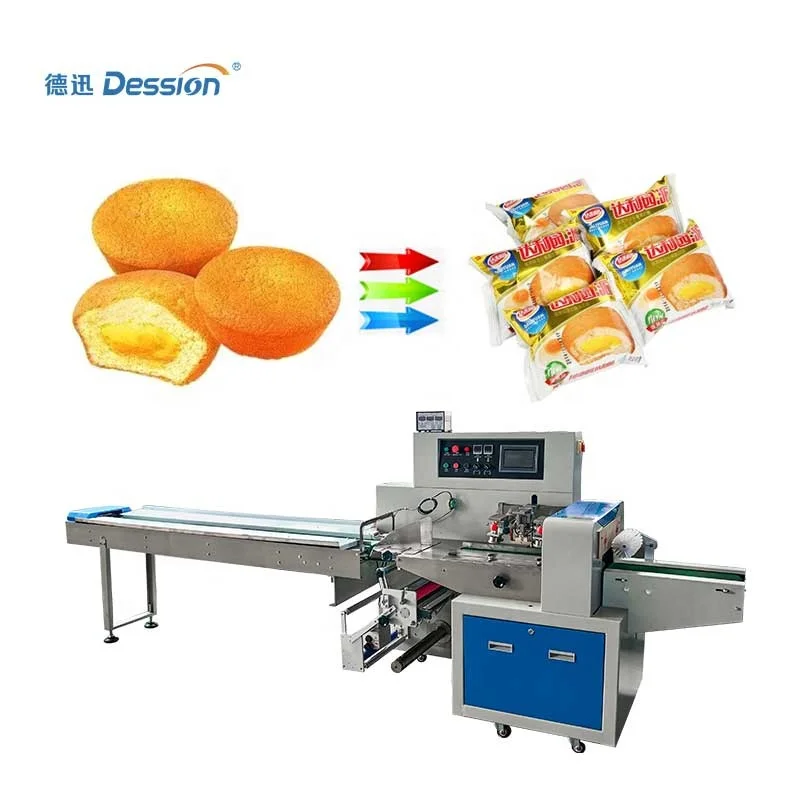 Layer Cake / Pretzel / Cupcake Automatic Horizontal Packaging Machine