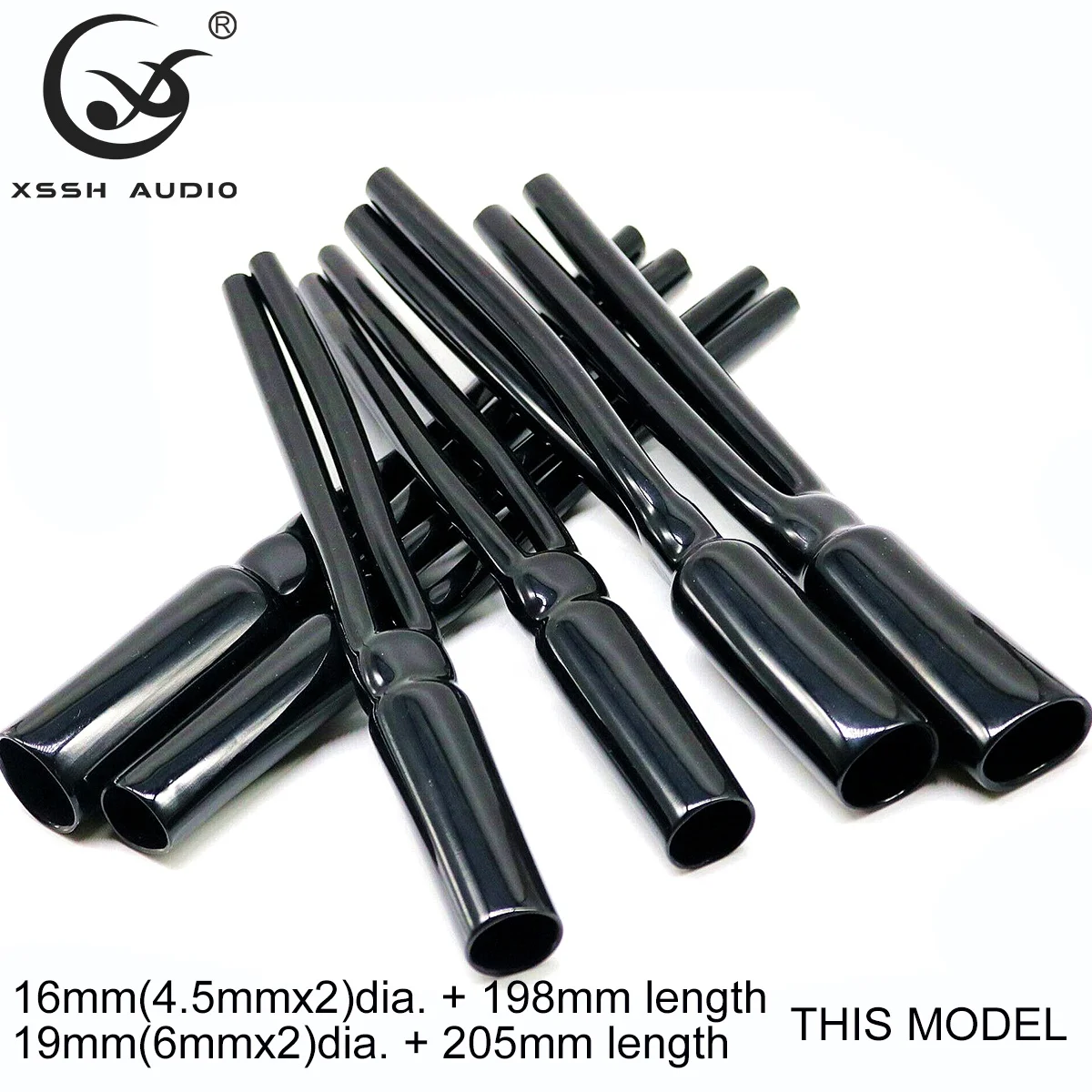 PVC Protection Sleeves YIVO XSSH Audio DIY HiFi Cable Accessories 16mm 19mm No Shrinkable Y Boot Spliter Insulation Cable Tube