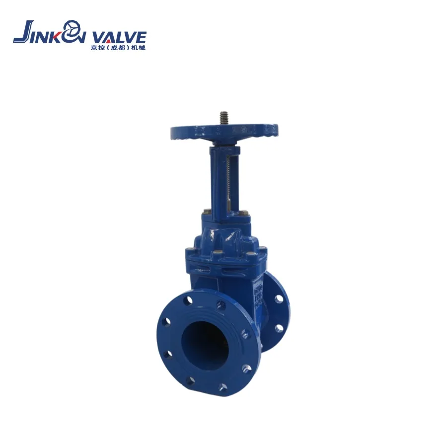 Water Certified Manual Rising Stem Resilient Seat Gate Valve Ductile Iron Body EPDM Soft Seal Flanged Water Supply Valve