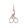 Punta de tijera grulla dorada rosa (9,5 cm)