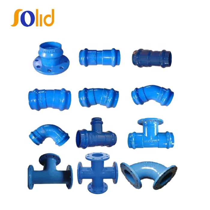 ISO2531/EN545/EN598 Ductile Iron DCI Socket Pushon Pipes and