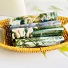 Moss agate round stick