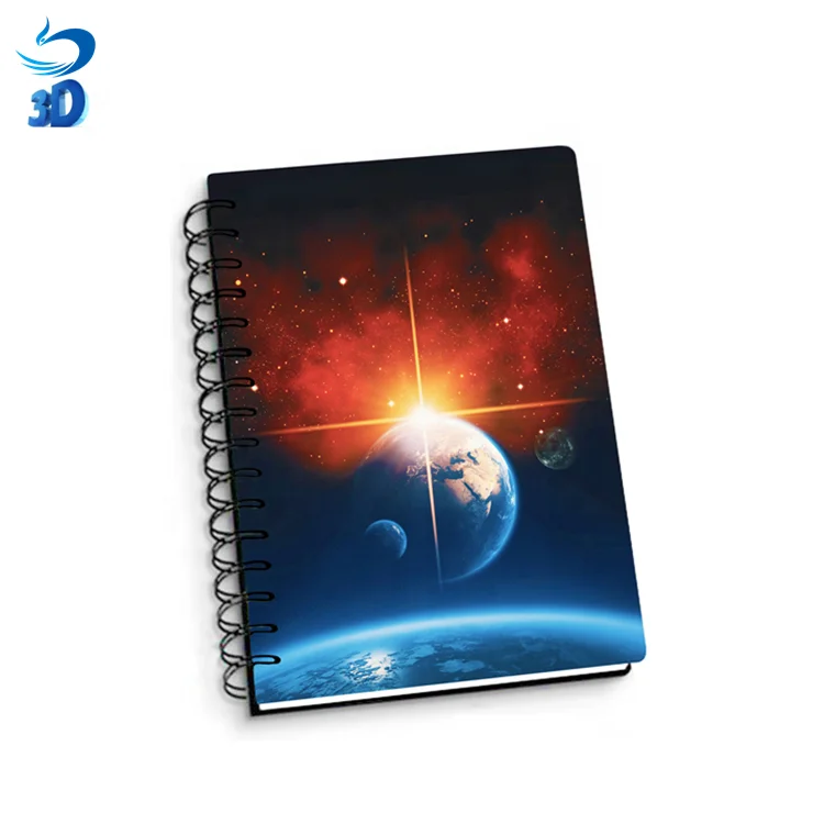 Lenticular 3d Notebook with Satellite Picture