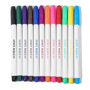 Customizable Logo Novelty Marker Pens Quick Drying Permanent Colored Ink for Whiteboard Paper Multi-Color Options Low Minimum