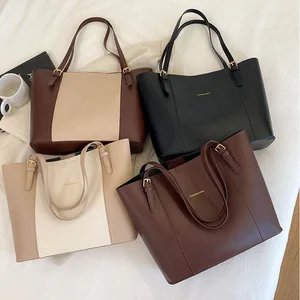 Famous Brands Ladies Handbag Fashion Designer Women's Tote Bags with Chains Decoration Large Capacity Luggage for Travel