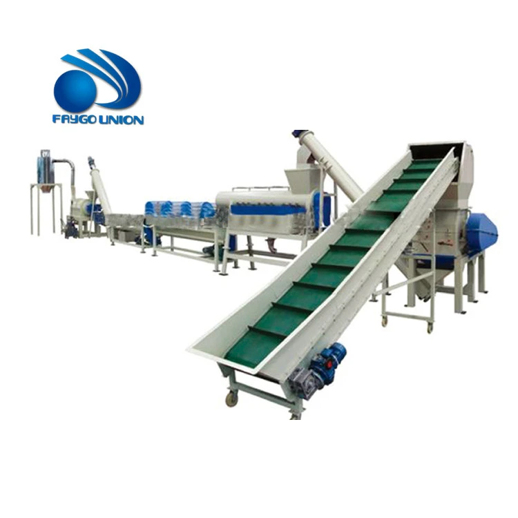 Waste Plastic PE PP PET Production Line Film Plastic Waste Recycling Granulating Machine