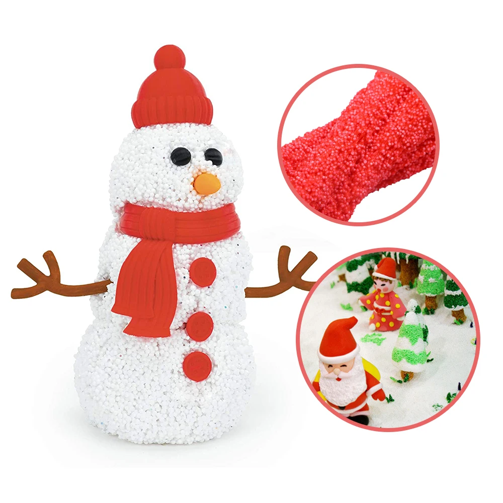Promotion Multi-Color Diy Snowflake Pearl Foam Clay Putty Magic Play Dough and Clay Kit