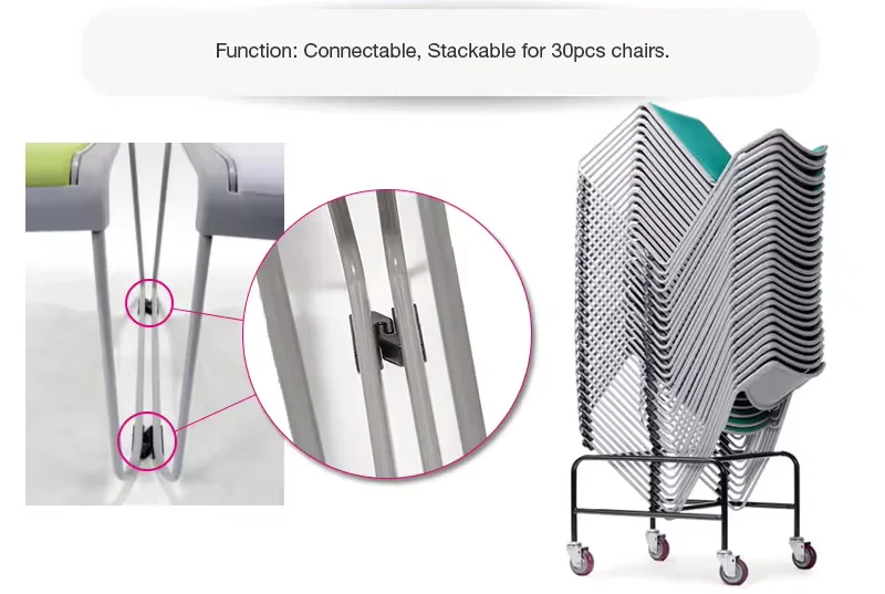 Stackable Connected Training Conference Event Chairs dining room chairs