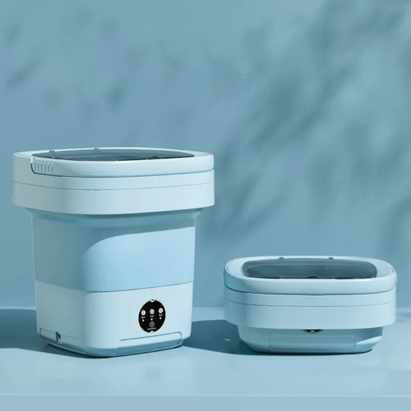 Foldable Portable Washing Washer Machine and Spin Dryer 11L Compact Mini Washing Washer Machine for Baby Clothes