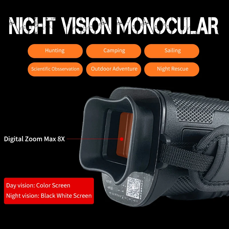 Rechargeable Hand Held Portable Monocular Night Vision supplier