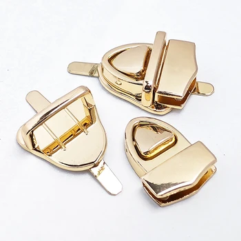 Luggage Hardware Accessories Decorative Bag Lock Alloy Hanging Gold Snap Button