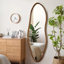 Eco-Friendly Finnish Pine Frame Nordic Anti-Explosion Full Length Dressing Mirror