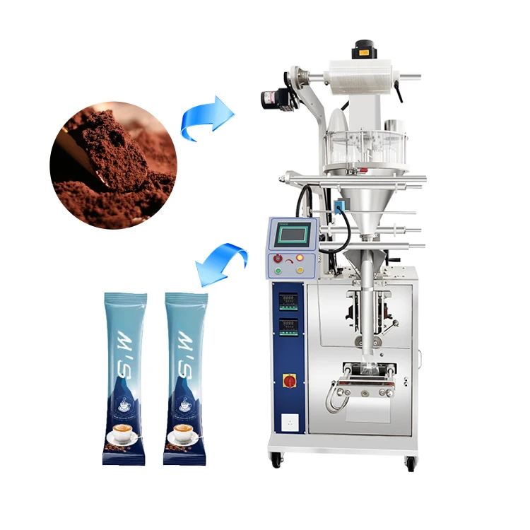 Automatic Mini Sealing Machine 3 In 1 Coffee Packaging Filling And Sachet Industrial Packing Tomato