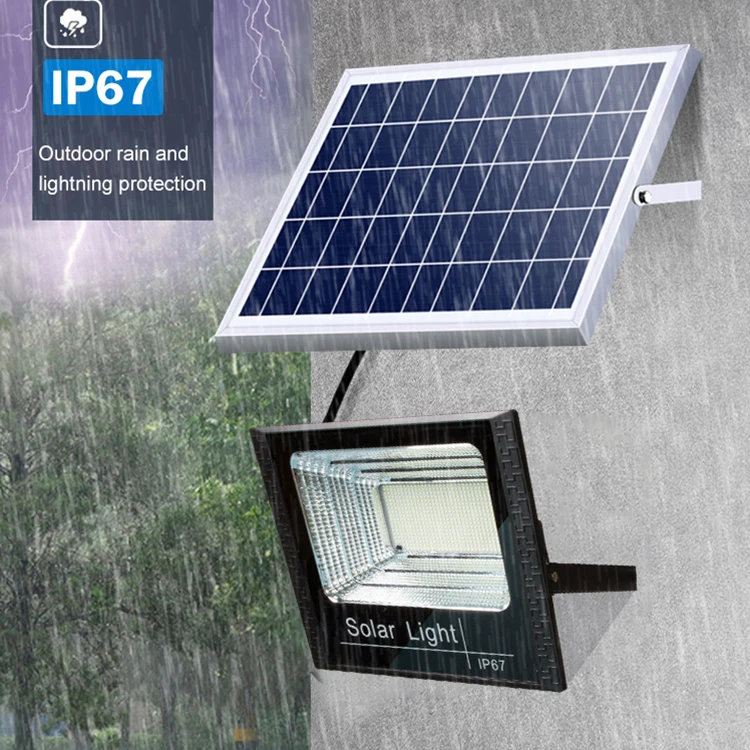 HUAPAI Factory Direct LED Floodlight ABS Waterproof Outdoor Stadium 25W 40W 60W 100W 200W Solar Flood LED Light
