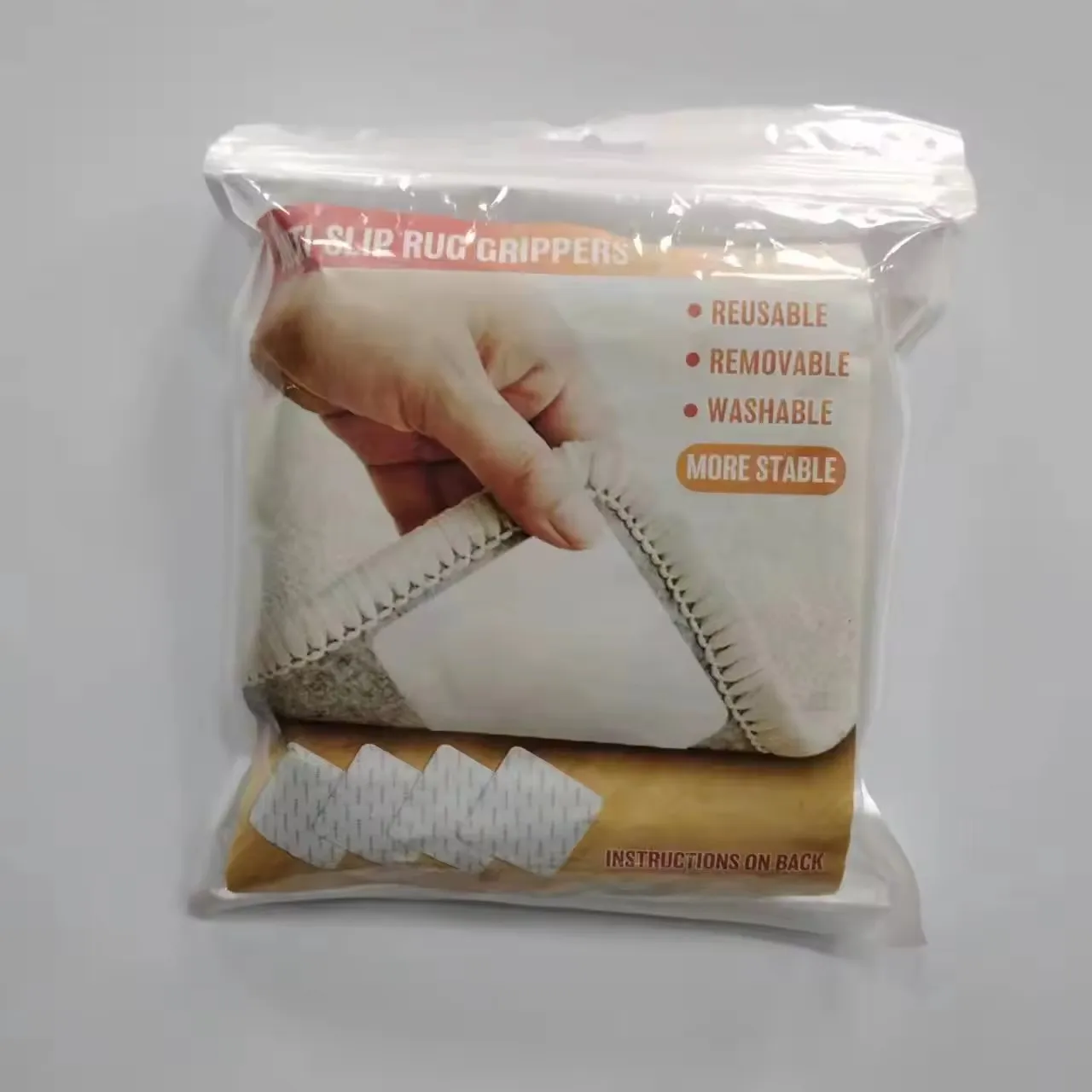 Small Size Compo Packing Rug Grippers Triangle Anti Slip Non Curling ...
