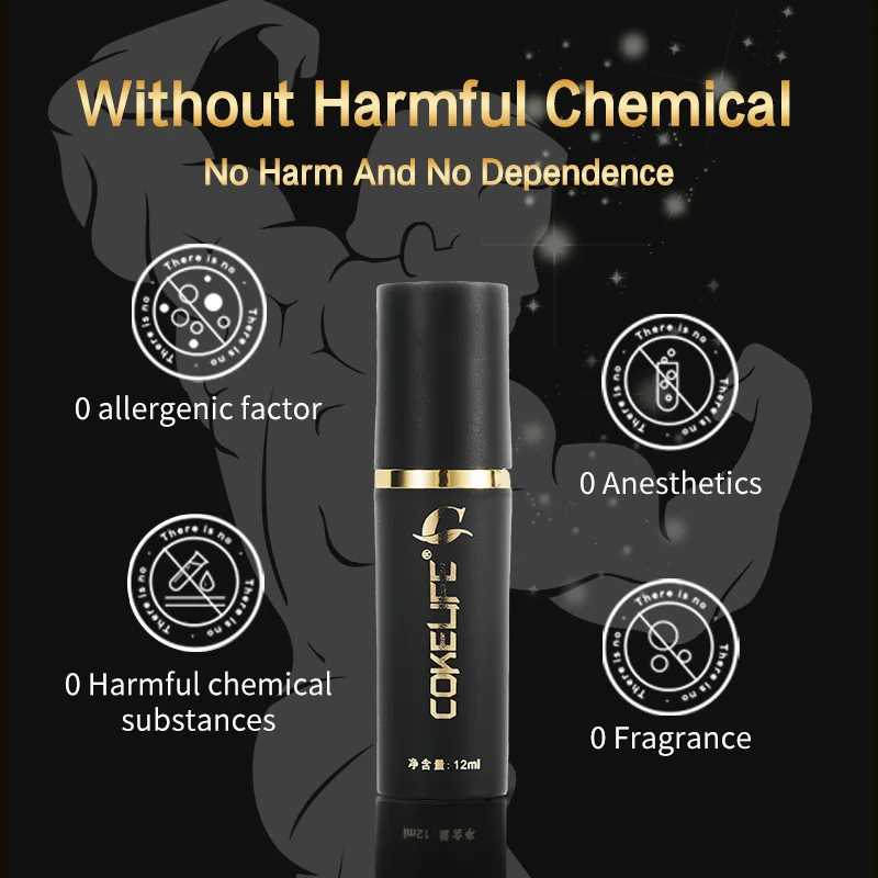 COKELIFE Free Sample 12ML Performance Enhancer Sex Products Sexual Endurance Men 60 Minutes Long Time Sex Spray for Men
