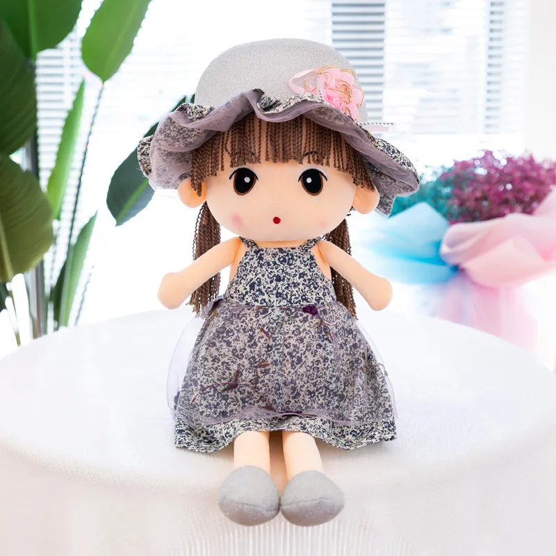 Plush Rear Human Custom Beautiful Plush Toy Human Plush Baby Black Girl Rag Dolls - Buy ...