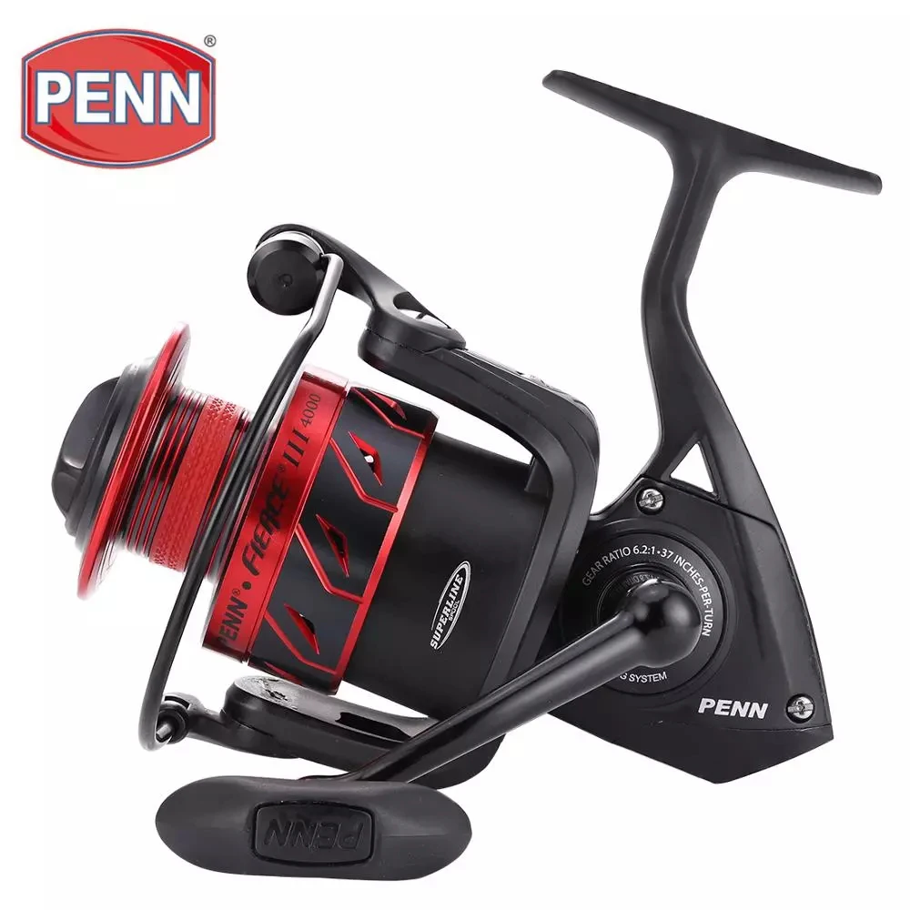 PENN FIERCE III FRC 2000-8000 Spinning Fishing Reel 4+1BB Full Metal Body  Saltwater Reel Superline Spool Fishing Tackle