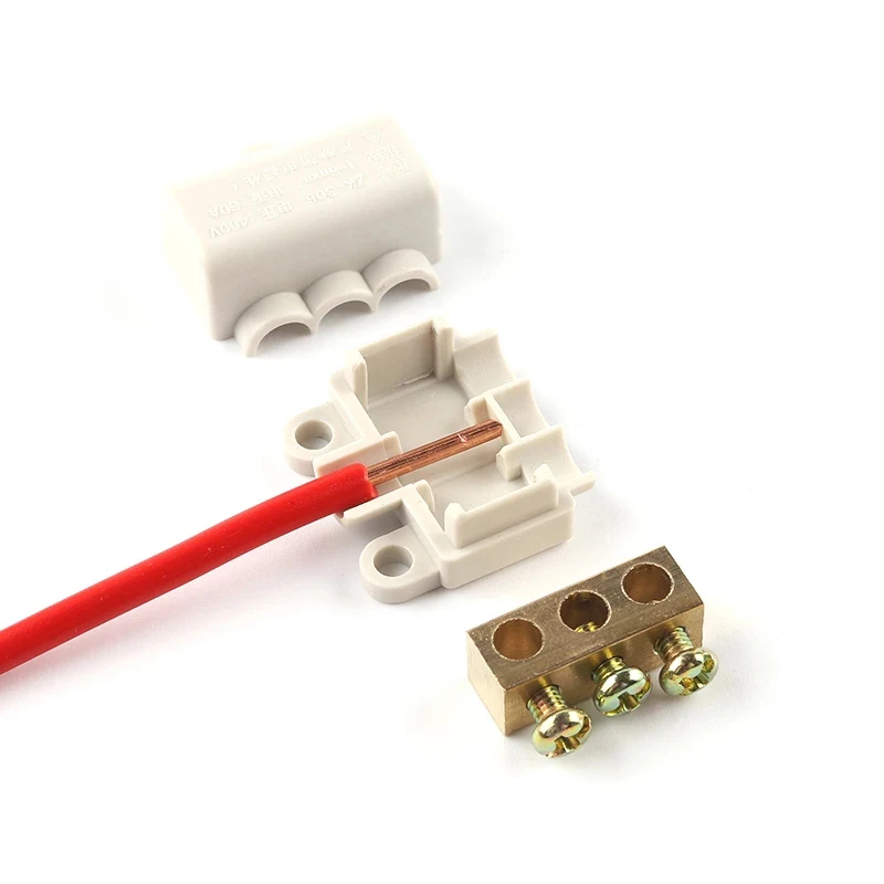 MiJunHD Bornier Électrique 1 Entrée 6 Sorties - Pour LED 0-42V DC | Connexion Rapide | Isolé Et Sécurisé | Lot De 2