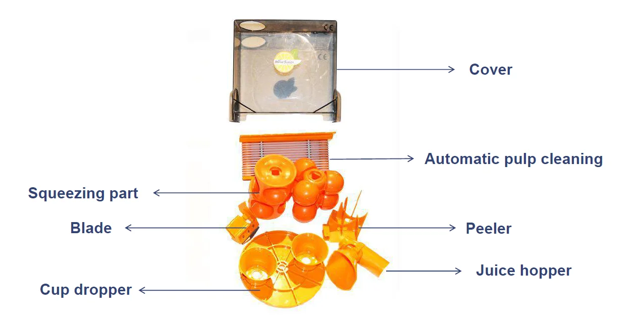Orange Juice Vending Machine Pomegranates Lemons Vendo Machine Fresh