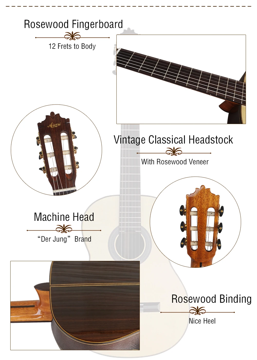 2020 New Master Level All Solid Handcrafted Classical Guitar Custom Made Nylon String Classic Guitars Musical Instruments