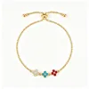 White light-blue-red pull bracelet