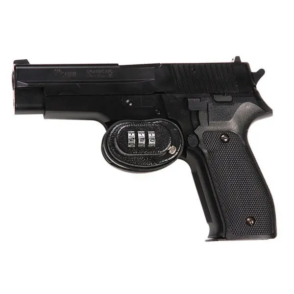 Trigger Gun Lock With Key High Quality Black 3 Digits Combination ...