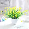 Baby's breath, yellow Milan flowers