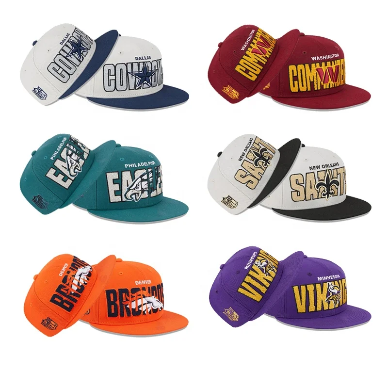 Hot Sale Customized 3d Embroidered Logo Snapback Caps For Men Wholesale
