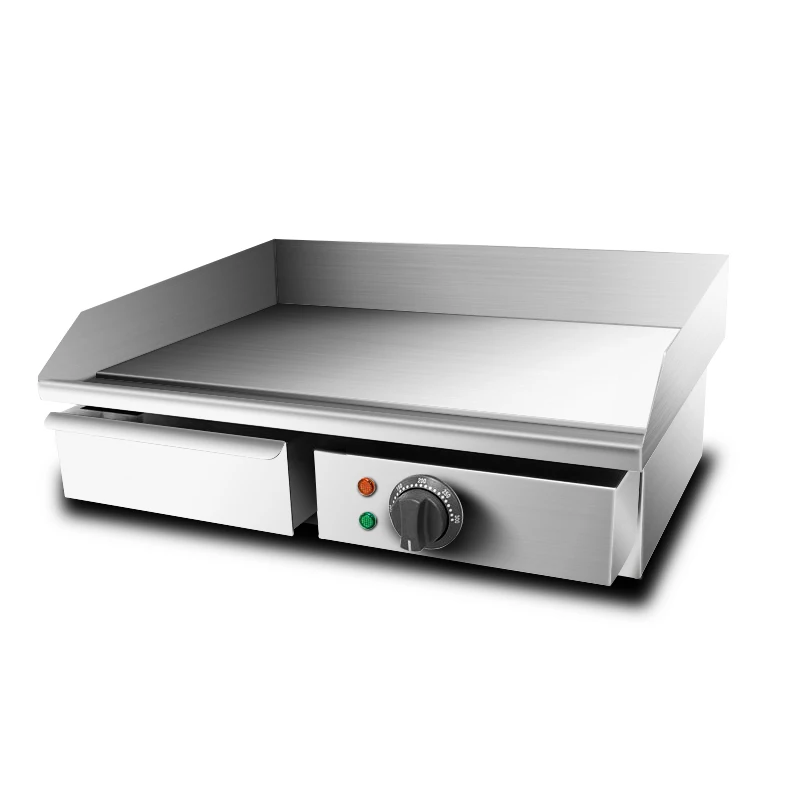 22" Stainless Steel Food Tabletop Grill Adjustable Temp Control