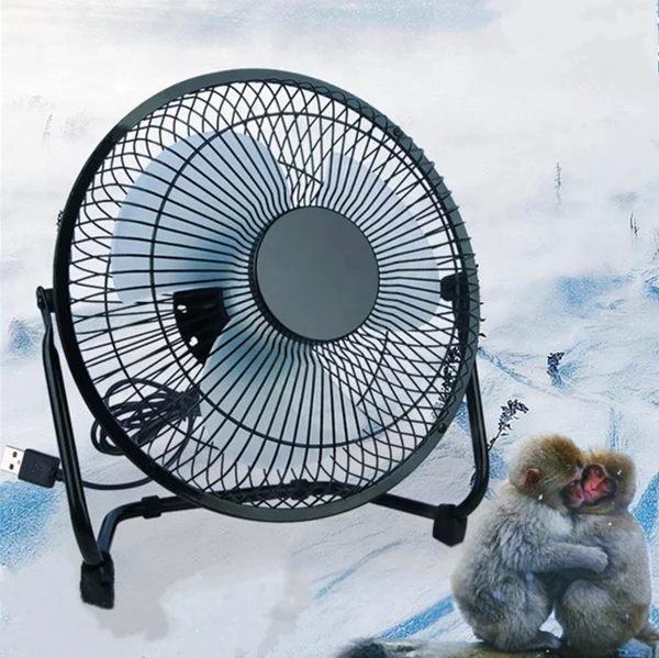 USB Portable Small Fan With Stand Mini Fan 4inch