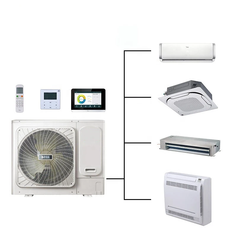 Smart Duct Type Household Central AC Unit Heating and Cooling Air Conditioner Home