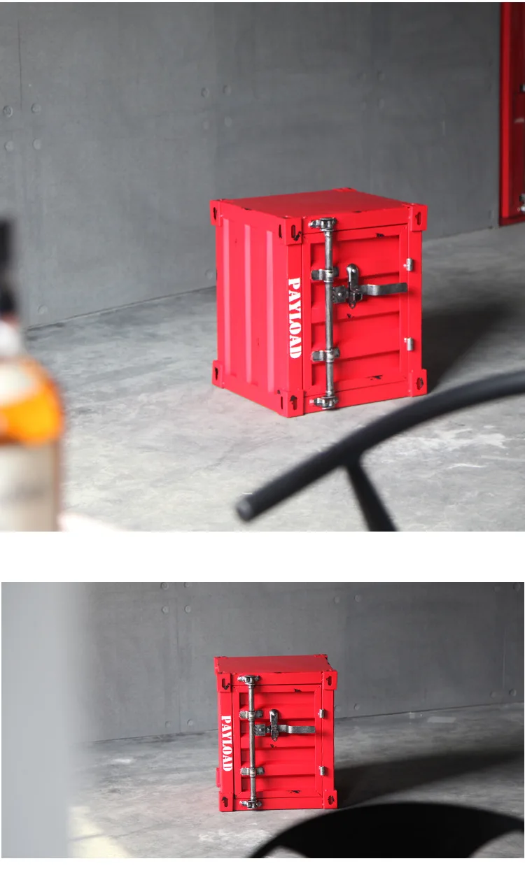 Modern Punk Simple Container Cabinet Industrial Style Locker Wrought ...