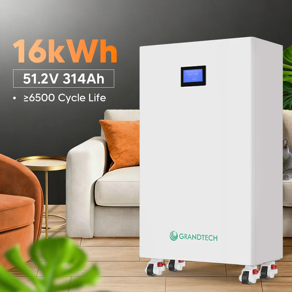 Paquete de baterías de litio LiFePO4 solar de 48 V, 314 Ah, 200 Ah, 150 Ah y 100 Ah, de 10 kWh y 16 kWh