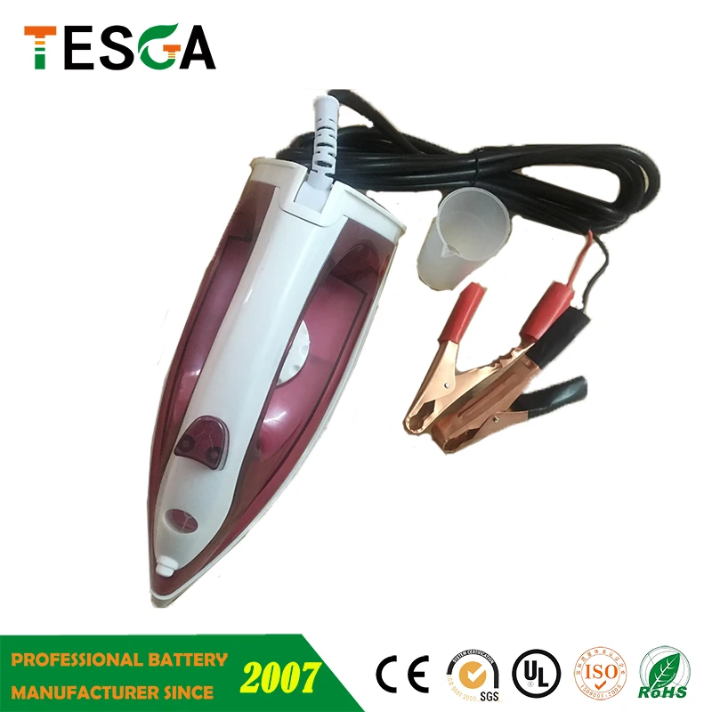 Solar Iron 12v Dc Iron Steam Iron 150W with Battery 12v20ah