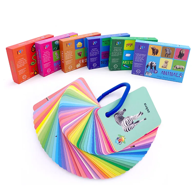 Изготовленный на заказ Печать Развивающие детские флэш-карты лазерный прицел слова флеш-карты памяти для детей развивающие